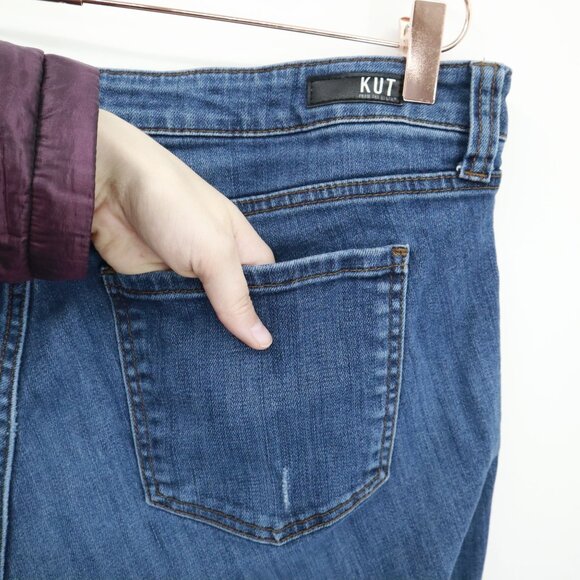 Kut From The Kloth Capri Jeans Womens 14W Blue Weekend Classic Comfort Travel - Picture 6 of 16